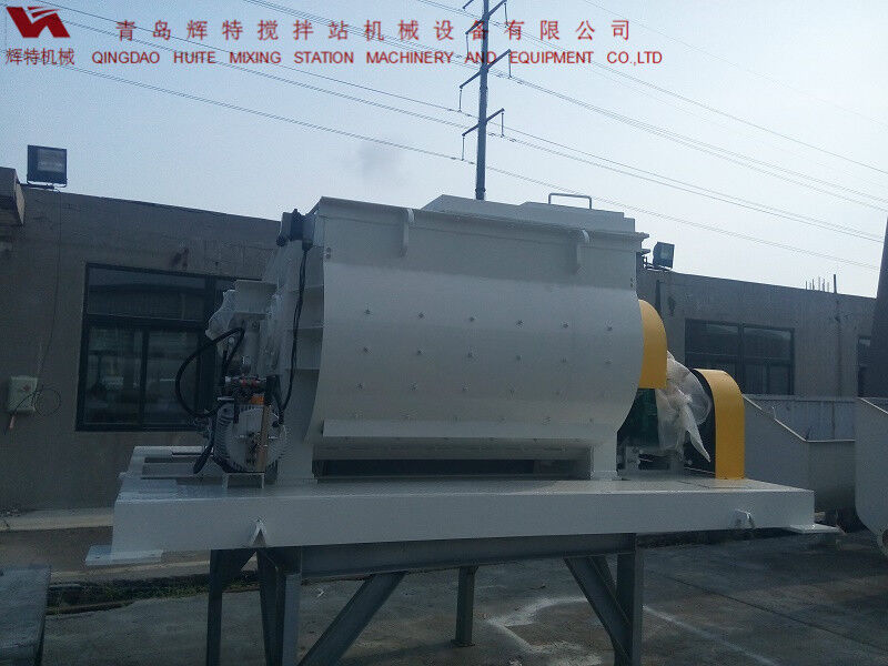 JS750攪拌臂采用偏心式設計，延長使用壽命，青島輝特機械